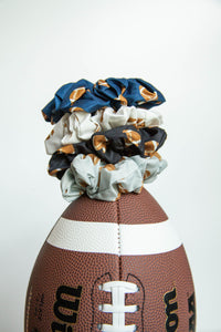 Football Scrunchies | 4 Pack