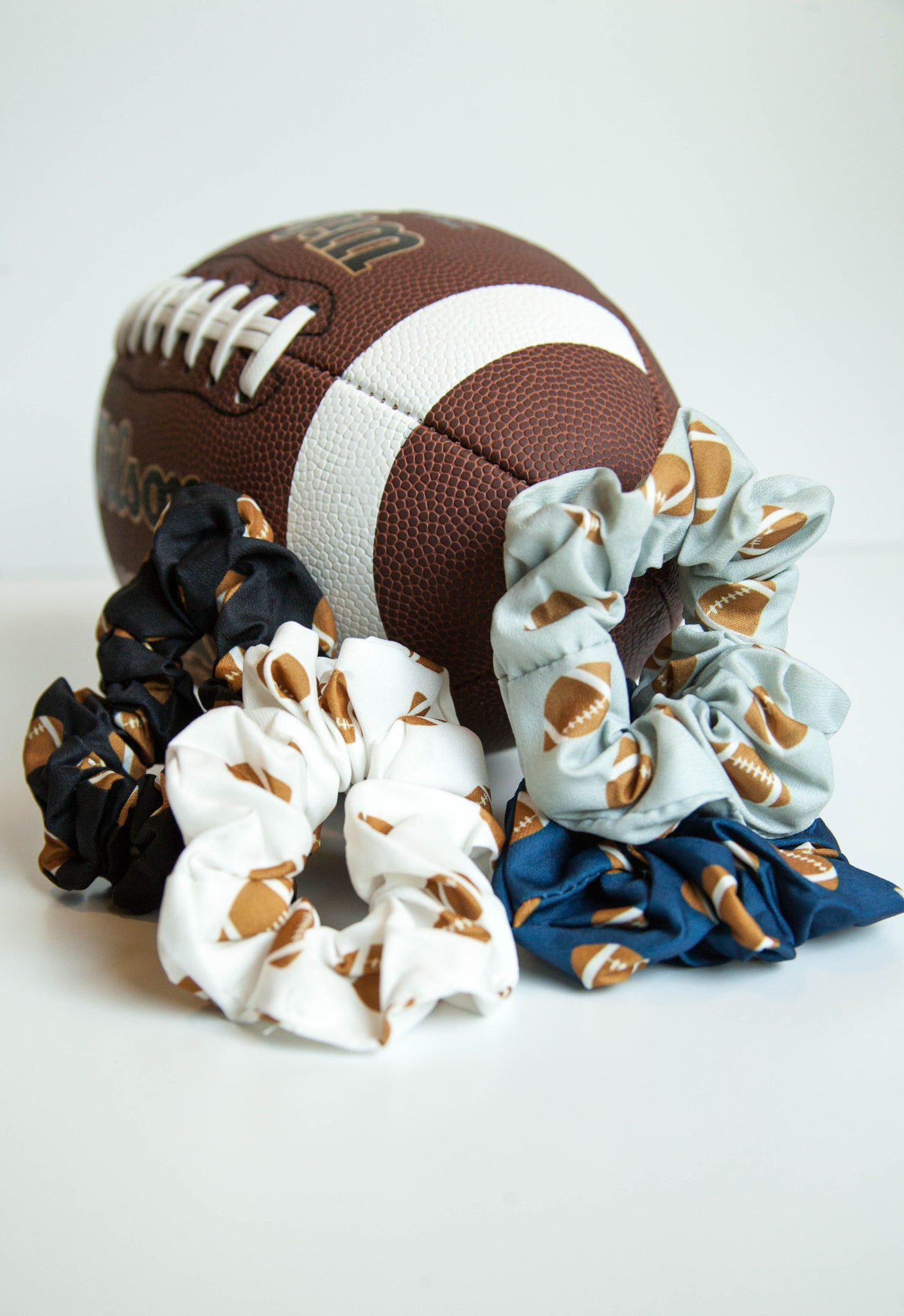 : Football Hair Accessories, Premium Velvet Football Scrunchie,  Football Gift for Women, Teens and Girls : Beauty & Personal Care